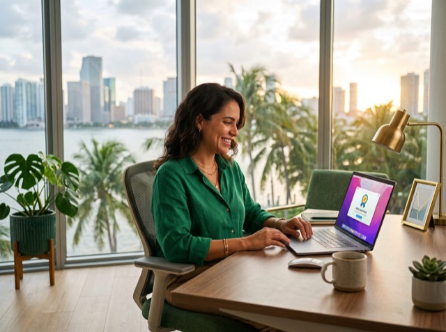 Brasileiro em Illinois emitindo certificado digital