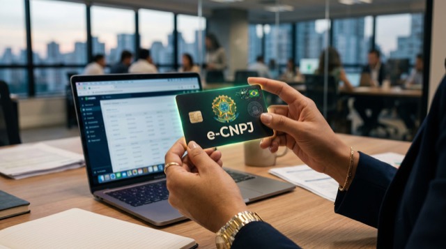 Brasileiro em Somerville emitindo certificado digital