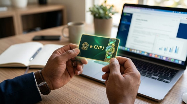 Brasileiro no Texas emitindo certificado digital